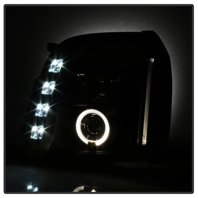 Spyder GMC Yukon 07-14/GMC Yukon Denali 07-14Projector Headlights LED Halo LED Blk PRO-YD-GY07-HL-BK 5029331
