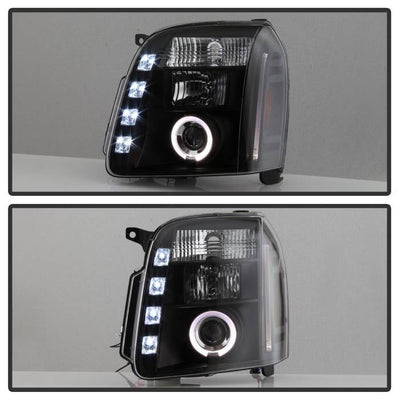 Spyder GMC Yukon 07-14/GMC Yukon Denali 07-14Projector Headlights LED Halo LED Blk PRO-YD-GY07-HL-BK 5029331