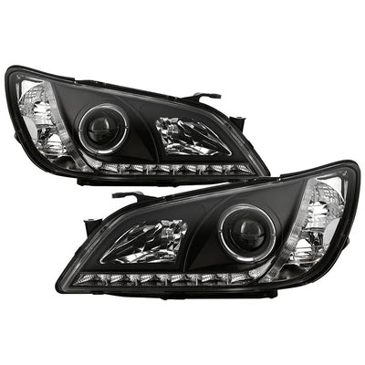 Spyder Lexus IS300 01-05 Projector Headlights Xenon/HID - LED Halo DRL Blk PRO-YD-LIS01-HID-DRL-BK 5029898