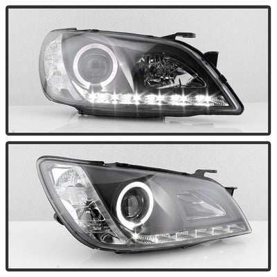 Spyder Lexus IS300 01-05 Projector Headlights Xenon/HID - LED Halo DRL Blk PRO-YD-LIS01-HID-DRL-BK 5029898