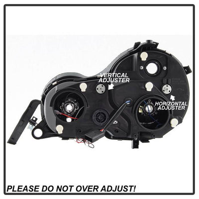 Spyder Mercedes Benz E-Class 95-99 Projector Headlights LED Halo Blk PRO-YD-MBW21095-HL-BK 5011275