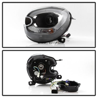 Spyder Mini Cooper Countryman 11-15 Headlights - Halogen Model Only - Black PRO-YD-MCO11-DRL-BK 5083449