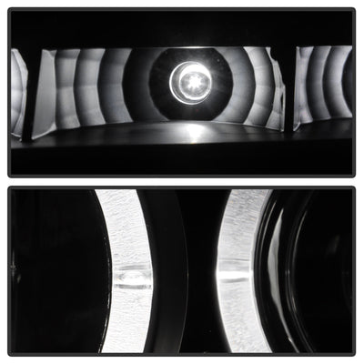 Spyder Nissan Titan 04-14/Armada 04-07 Projector Headlights LED Halo LED Blk PRO-YD-NTI04-HL-BK 5011572