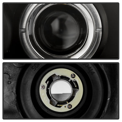 Spyder Nissan Titan 04-14/Armada 04-07 Projector Headlights LED Halo LED Blk PRO-YD-NTI04-HL-BK 5011572