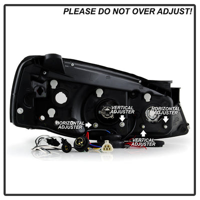 Spyder Pontiac G6 2/4DR 05-08 Projector Headlights LED Halo LED Blk PRO-YD-PG605-HL-BK 5011596