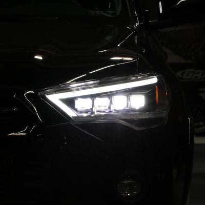 SPYDER Apex 14-20 Toyota 4Runner High-Power LED Module Headlights - Black (PRO-YD-T4R14AP-SEQ-BK) 5088697