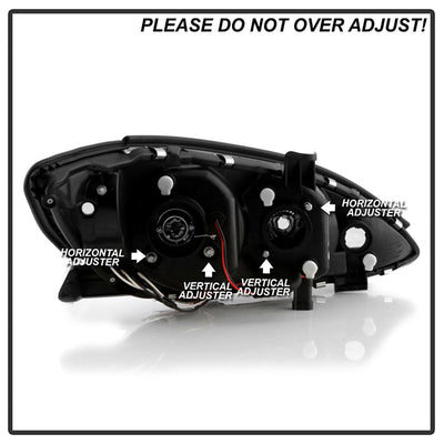 Spyder Toyota Camry 02-06 Projector Headlights LED Halo LED Smoke High H1 Low H1 PRO-YD-TCAM02-HL-SM 5064325