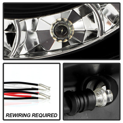 Spyder Toyota Tacoma 05-11 Projector Headlights LED Halo LED Black High H1 Low H1 PRO-YD-TT05-HL-BK 5011916