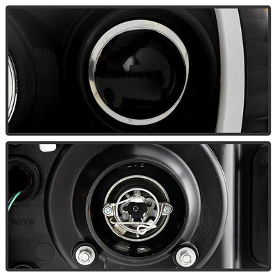 Spyder 05-11 Toyota Tacoma Ver 2 Proj Headlights - Light Bar DRL - Black Smoke PRO-YD-TT05V2-LB-BSM 5085771