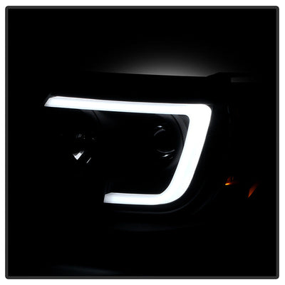 Spyder 05-11 Toyota Tacoma Ver 2 Proj Headlights - Light Bar DRL - Black Smoke PRO-YD-TT05V2-LB-BSM 5085771