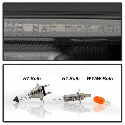Spyder Toyota Tacoma 12-16 Projector Headlights Light Bar DRL Smoke PRO-YD-TT12-LBDRL-SM 5081728