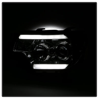 Spyder Toyota Tacoma 12-16 Projector Headlights Light Bar DRL Smoke PRO-YD-TT12-LBDRL-SM 5081728