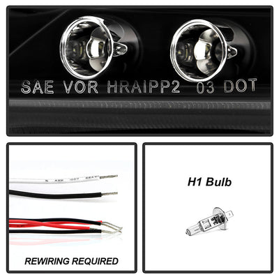 Spyder Scion TC 05-07 Projector Headlights LED Halo -Replaceable LEDs Blk PRO-YD-TTC04-HL-AM-BK 5011961