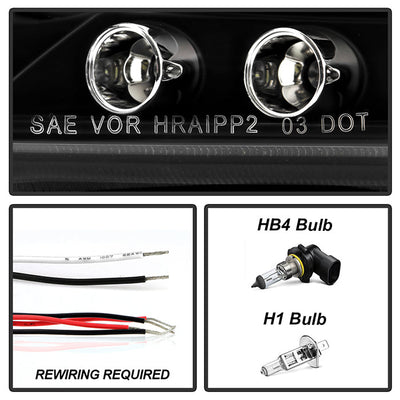 Spyder Scion TC 08-10 Projector Headlights LED Halo -Replaceable LEDs Blk PRO-YD-TTC08-HL-BK 5073303