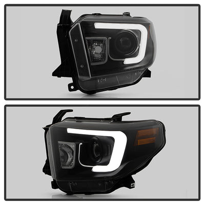 Spyder Toyota Tundra 2014-2016 Projector Headlights Light Bar DRL Black Smoke PRO-YD-TTU14-DRL-BSM 5080165