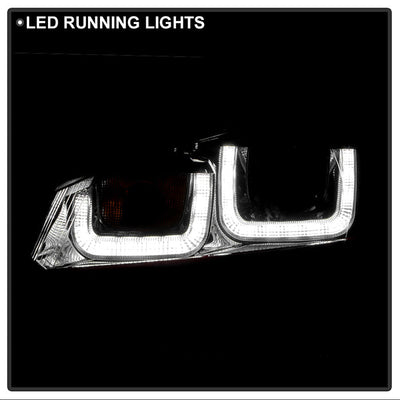 Spyder Volkswagen Golf / GTI 10-13 Version 3 Projector Headlights - Black PRO-YD-VG10V3R-DRL-BK 5082046