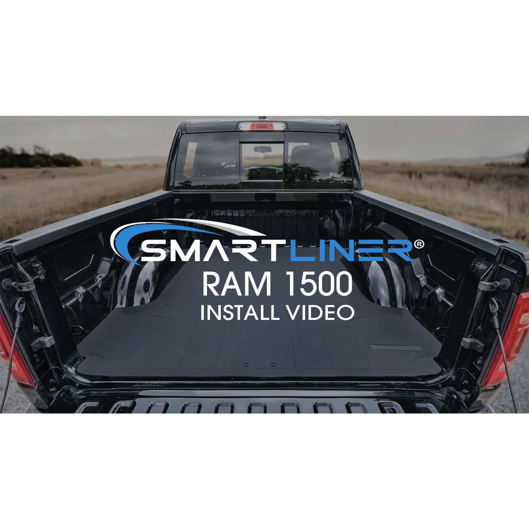SMARTLINER Custom Fit Floor Liners For 2019-2024 Ram 1500 Quad Cab with Front Row Bench Seat Only
