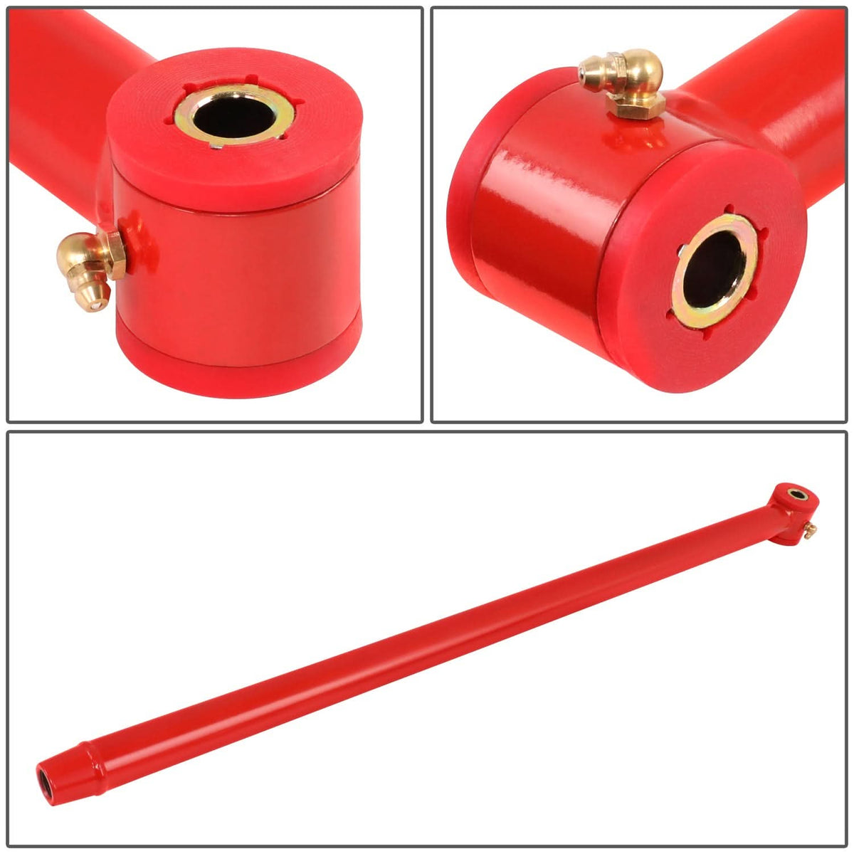 2005-2014 Ford Mustang Adjustable Rear Panhard Track Bar - Red