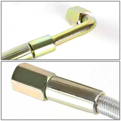 Type 1 Style Oil Feed Line Kit - 90 Degree Hose - 4AN