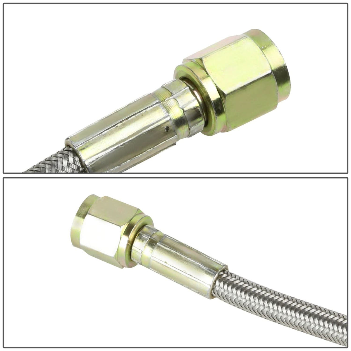 Oil Feed Line - Straight Ends - 4AN