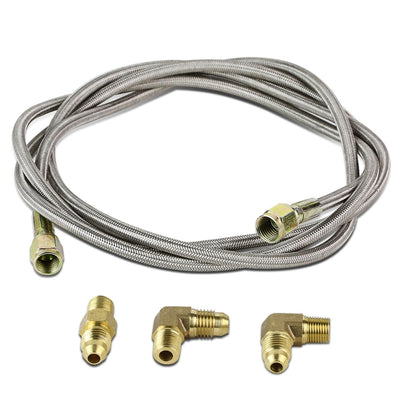 4AN Oil Feed Line Straight Fittings Both Ends