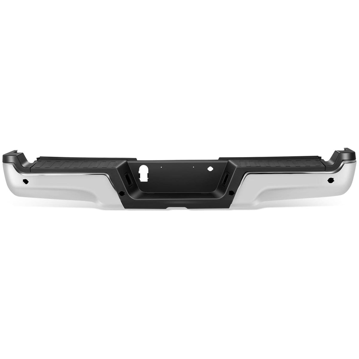 2017-2022 Ford F-250/F-350 Super Duty Chrome Rear Bumper w/ Sensor Holes