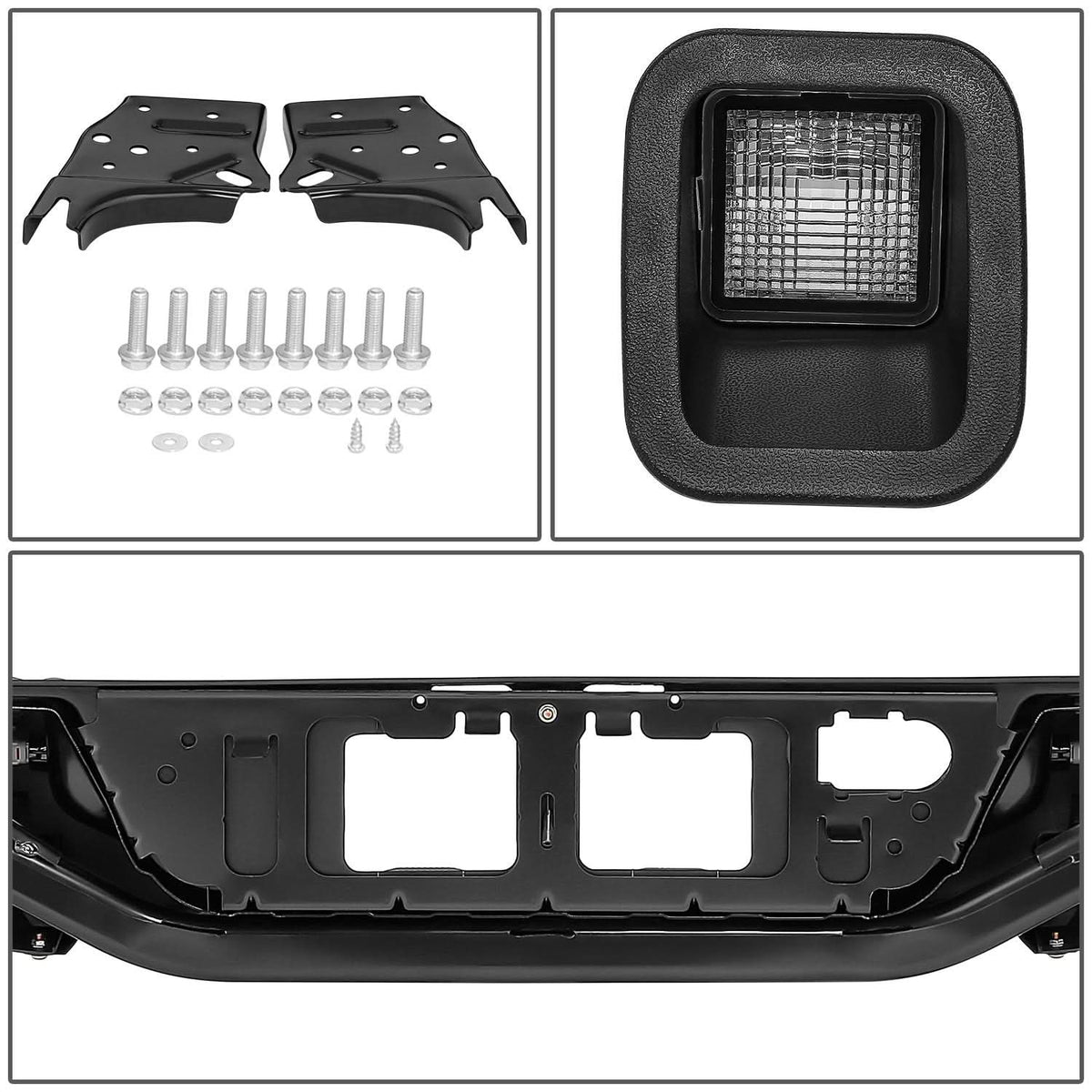 16-23 Toyota Tacoma Chrome Rear Bumper with Sensor Hole