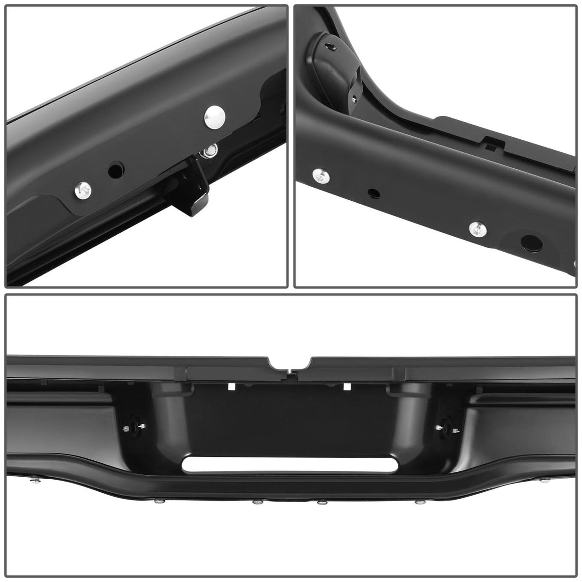 95-04 Toyota Tacoma Rear Bumper - Black