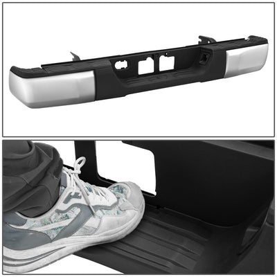 2014-2021 Toyota Tundra Chrome Rear Bumper Without Tow Package