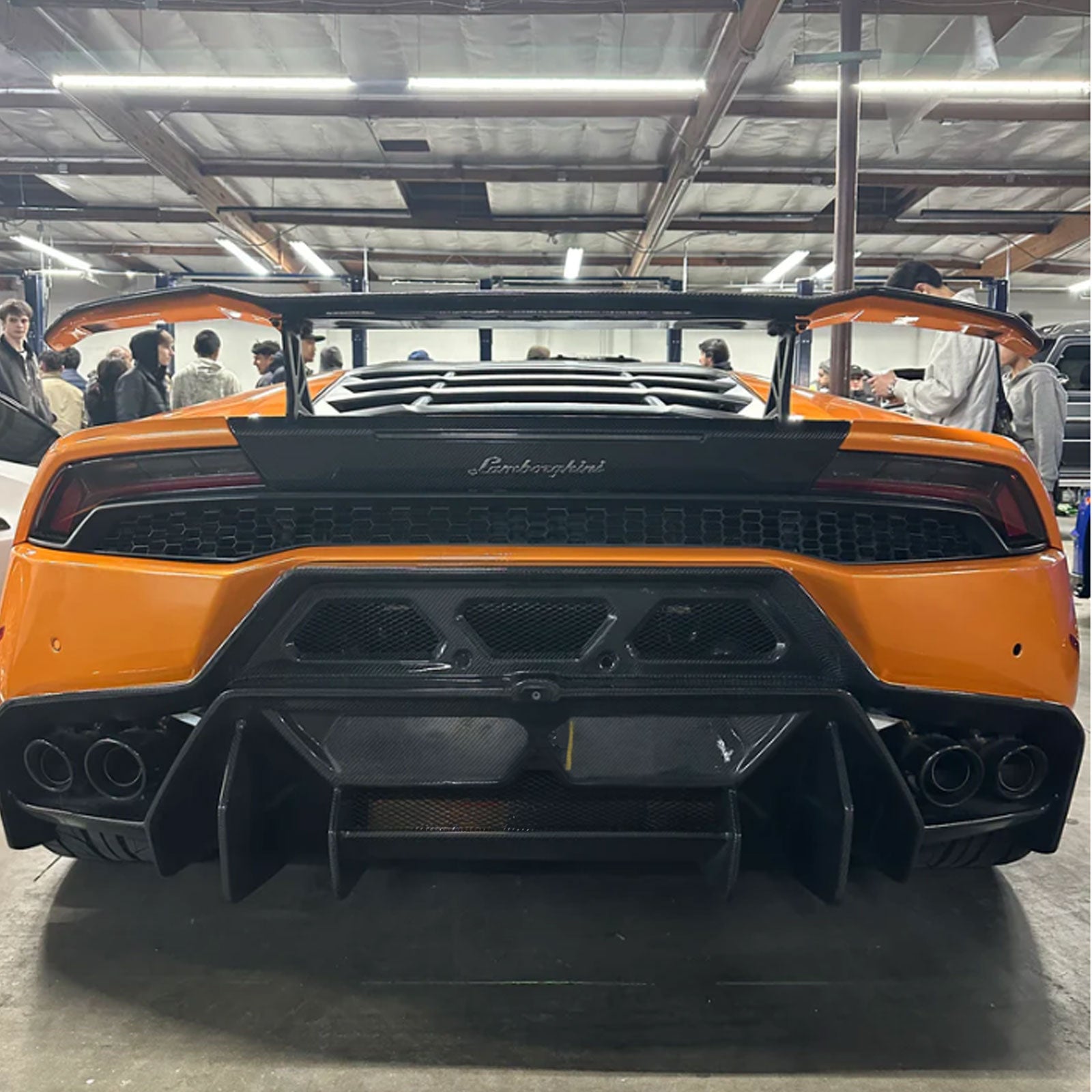 VRS Style Carbon Fiber Body Kit for Lamborghini Huracan LP580 LP610 EVO Tecnica