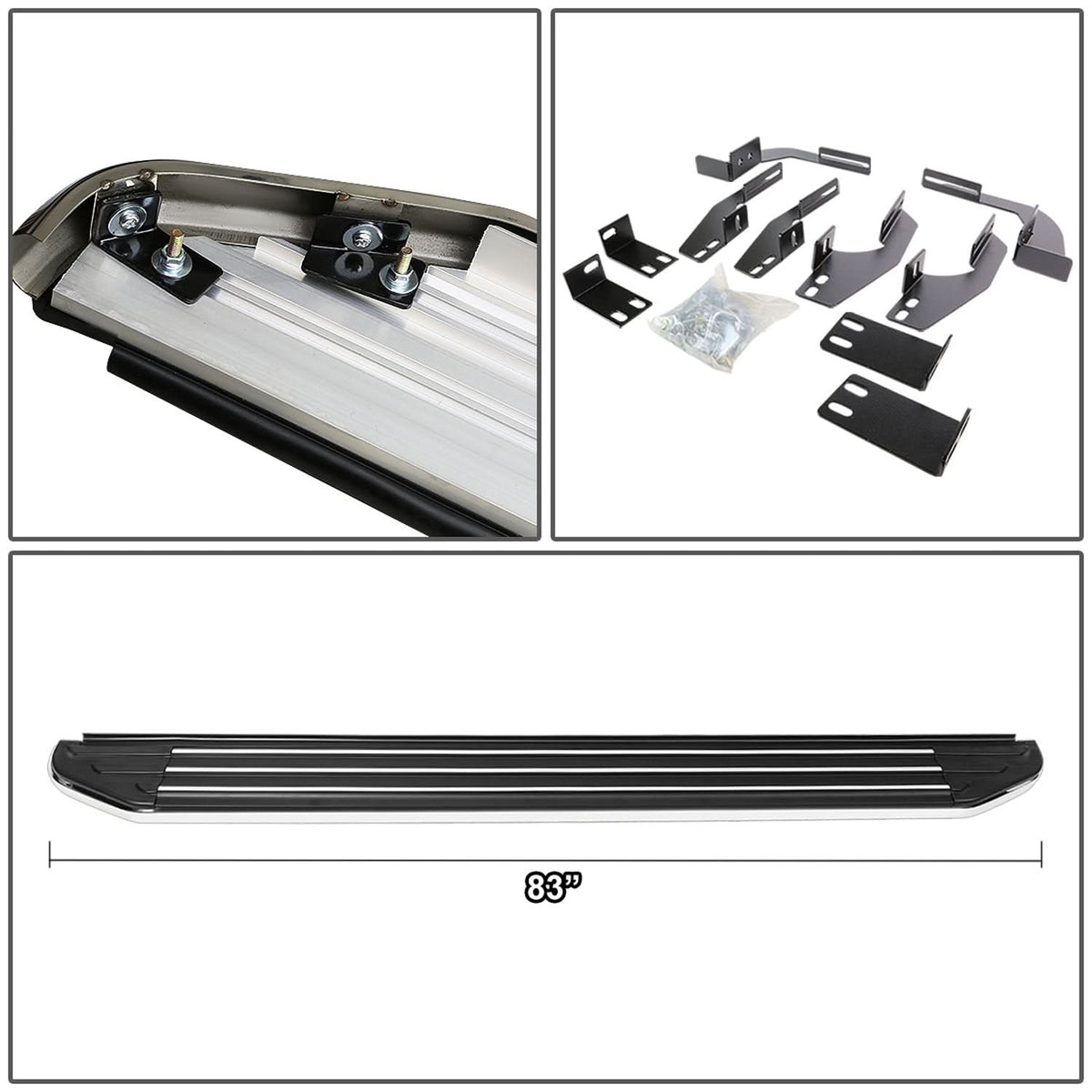 2011-2016 Toyota Sienna 6 Inch Running Boards - Aluminum