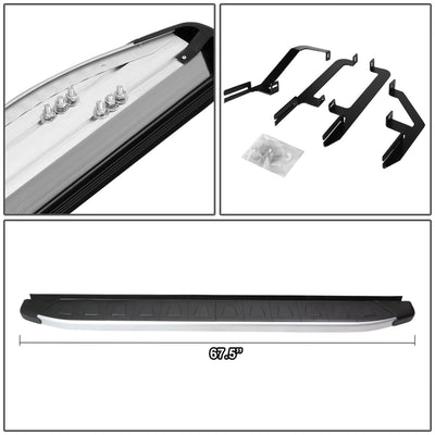 2013-2017 Hyundai Santa Fe 6 Inch Running Boards Aluminum