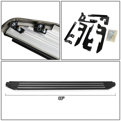 2016-2018 Honda Pilot 5.5" Aluminum Running Boards - Black