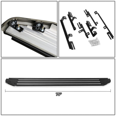 18-19 Volkswagen Atlas 5.5" Aluminum Running Boards - Black