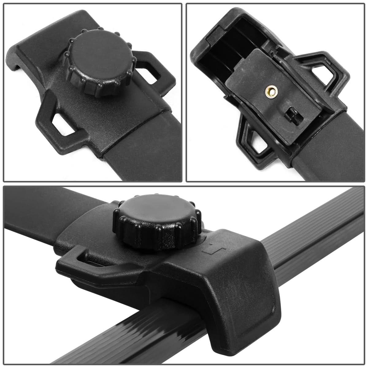 07-15 Jeep Patriot Roof Rack Crossbar Set - 2 Piece Black