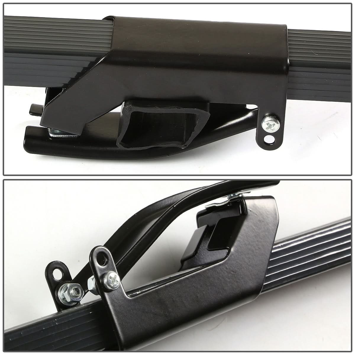 50 Inch Square Aluminum Roof Rack Crossbar - Black