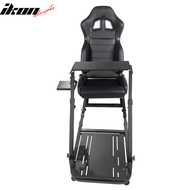 Black Racing Seat Steering Wheel Stand Logitech G29 Thrustmaster