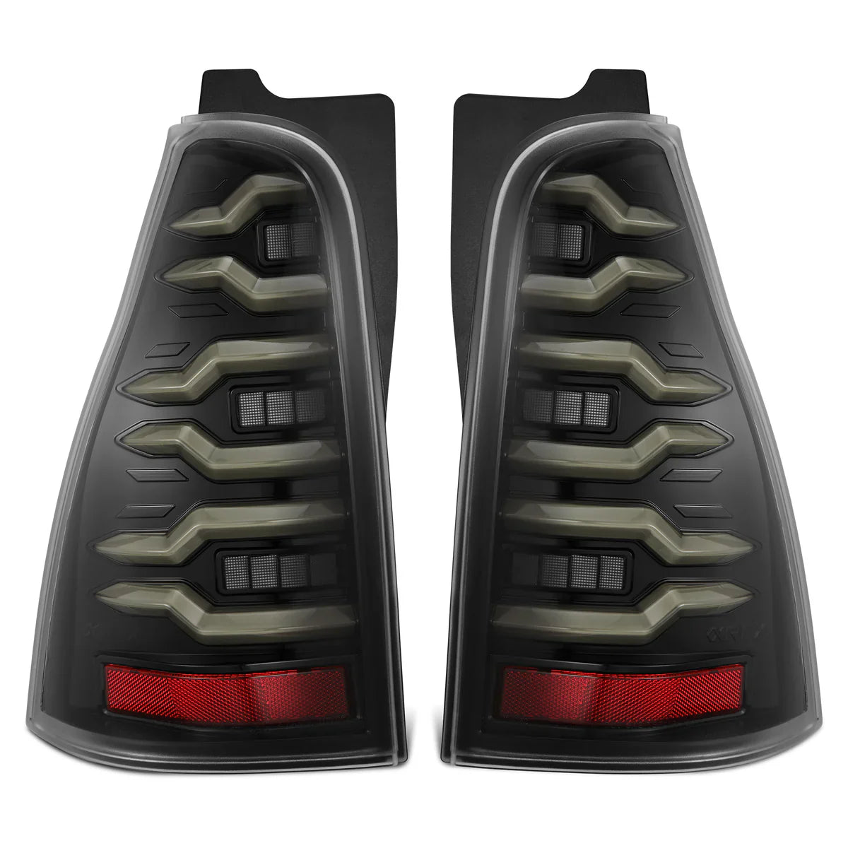 AlphaRex 03-09 Toyota 4Runner LUXX-Series LED Tail Lights Alpha-Black