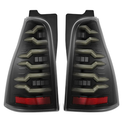 AlphaRex 03-09 Toyota 4Runner LUXX-Series LED Tail Lights Alpha-Black