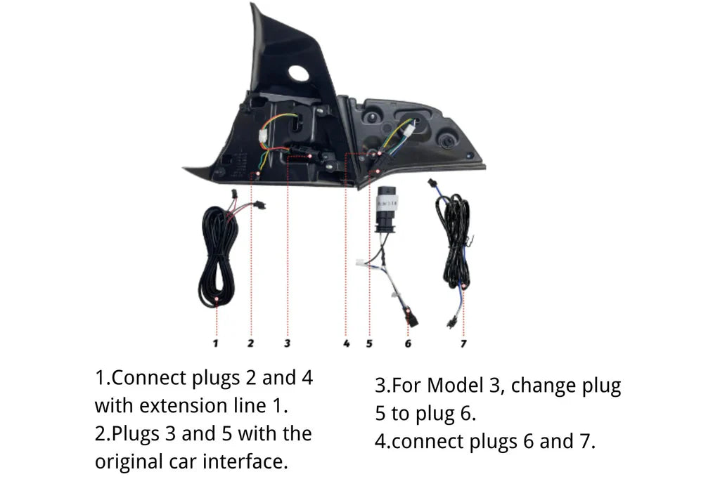 NTXGlow Tail Lights (2017+ Tesla Model 3/Y)