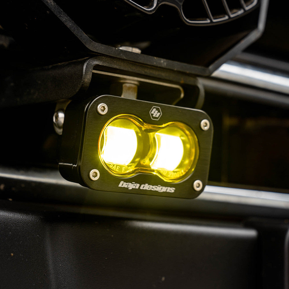 Baja Designs S2 SAE LED Auxiliary Light Pod Pair - Amber