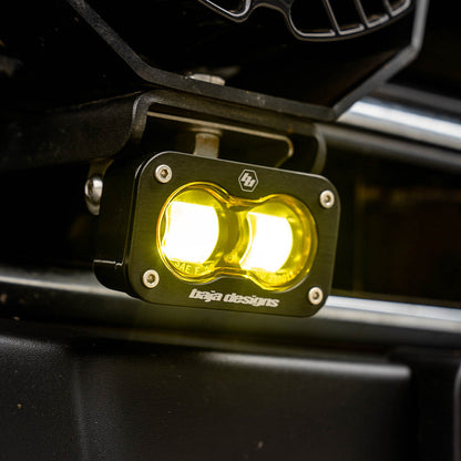 Baja Designs S2 SAE LED Auxiliary Light Pod Pair - Amber