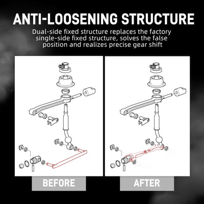 BMW E46 Adjustable DSSR Short Shifter Kit with Selector Rod Joint (Manual Transmission)