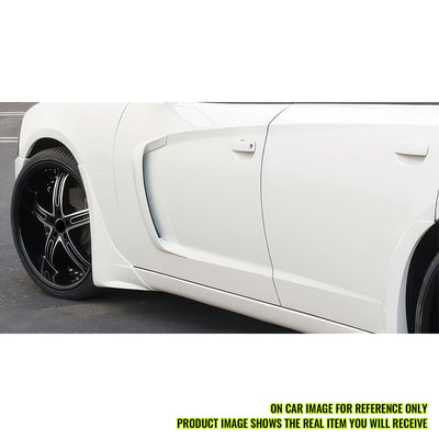 2015-2023 Dodge Charger IKON2 Side Fin Vents Carbon Fiber Print ABS