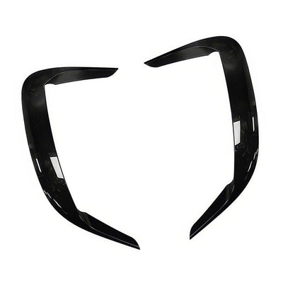 2015-2023 Dodge Charger IKON2 Style Side Fin Vents Gloss Black ABS
