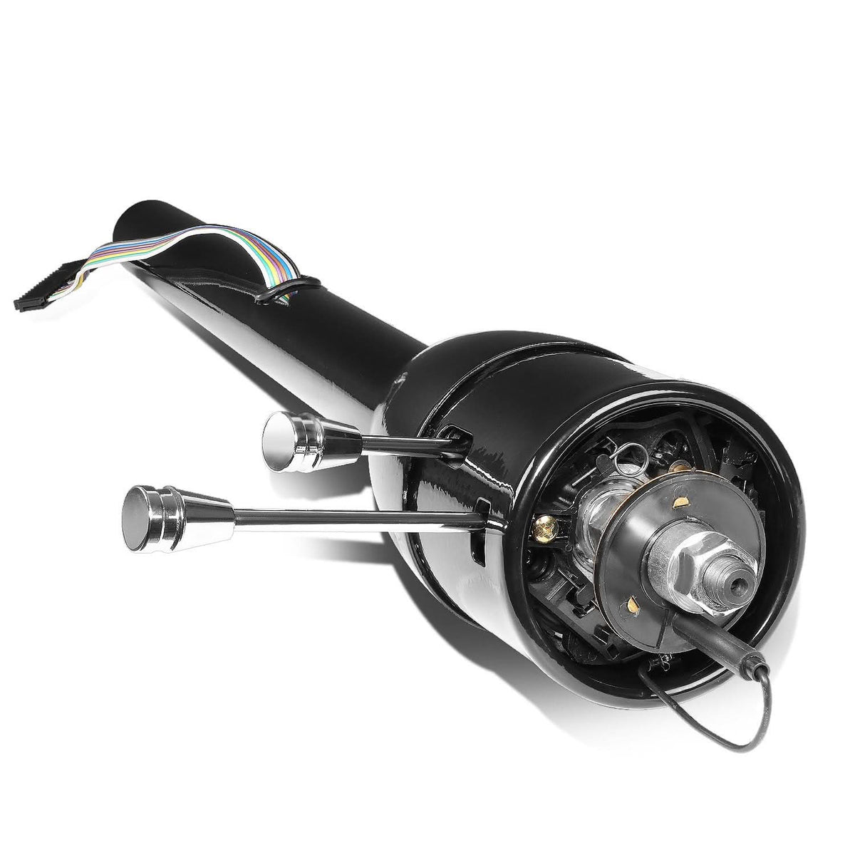 Manual Steering Wheel Column 28 Inch Black