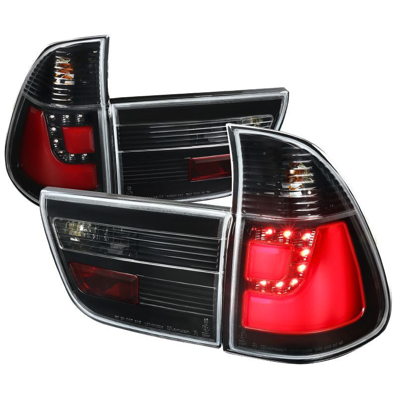 Spec-D 00-06 BMW X5 LED Tail Lights Black