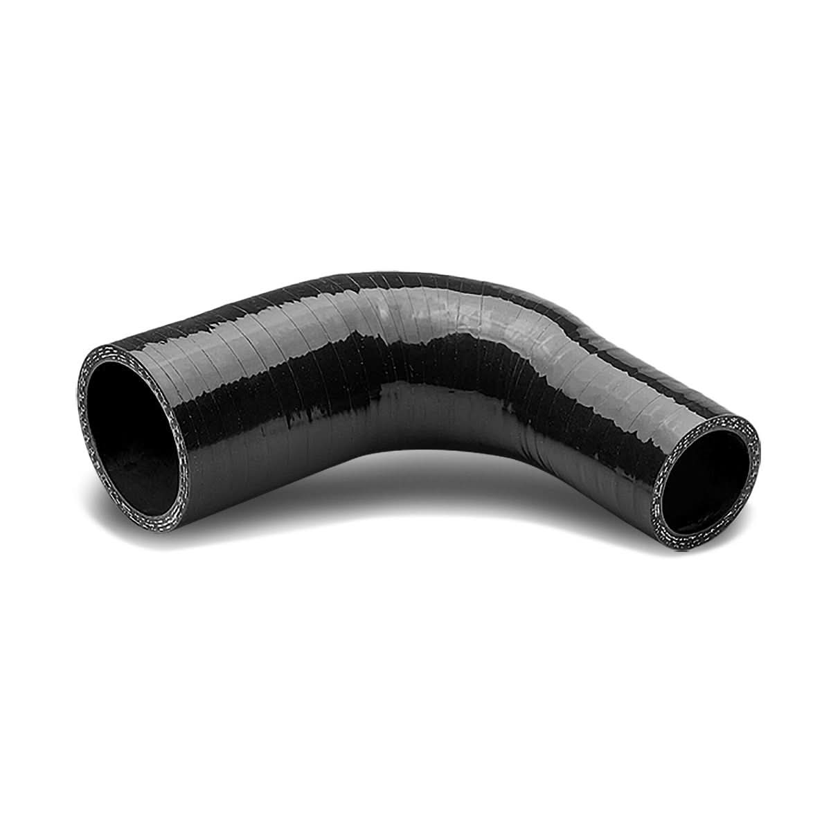 1.25" to 1.75" 90 Degree Silicone Reducer Hose 3-Ply Black