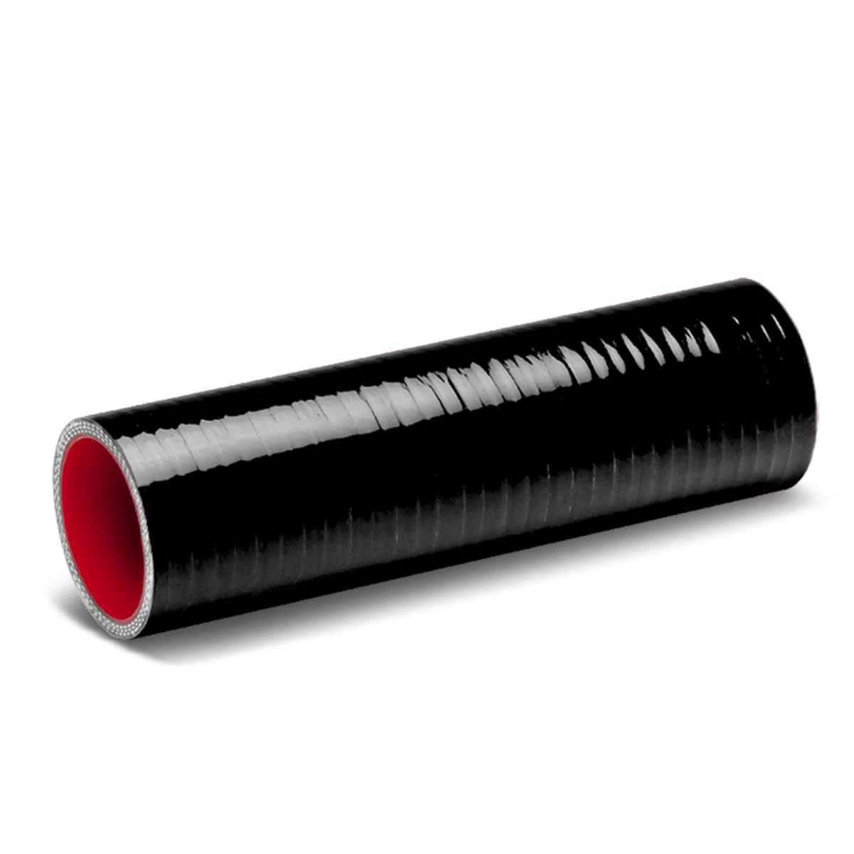 3-Ply Silicone Hose 2.00" x 8.00" Long Black/Red