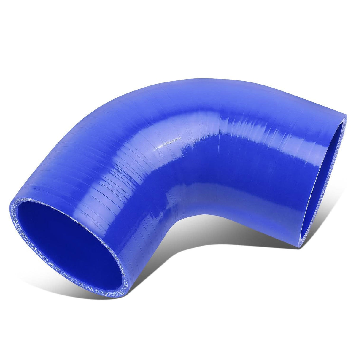 2.50" 90 Degree Silicone Hose - 3-Ply Blue